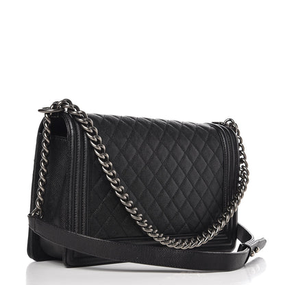 Chanel Caviar Quilted New Medium Boy Flap Black 3 of 10