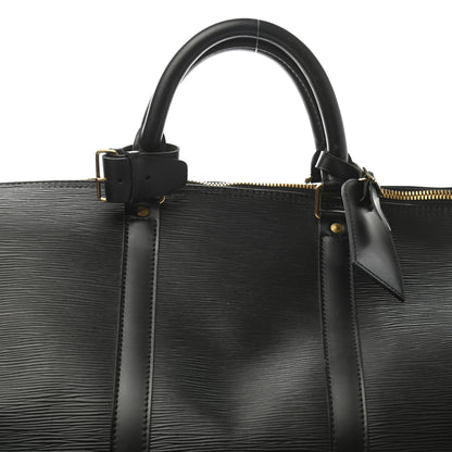 Louis Vuitton Epi Keepall 50 Black 7 of 11