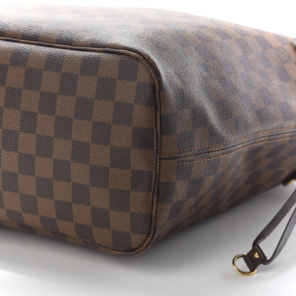 Louis Vuitton Damier Ebene Neo Neverfull MM Rose Ballerine 8 of 8