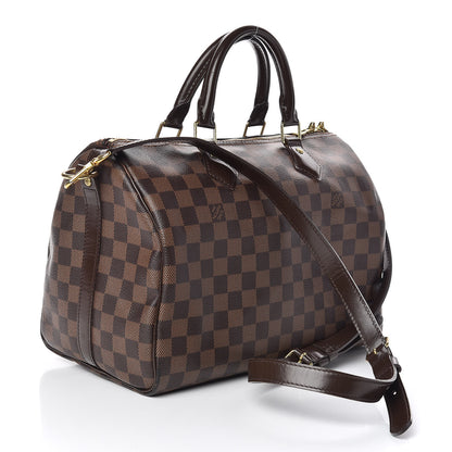 Louis Vuitton Damier Ebene Speedy Bandouliere 30 3 of 15