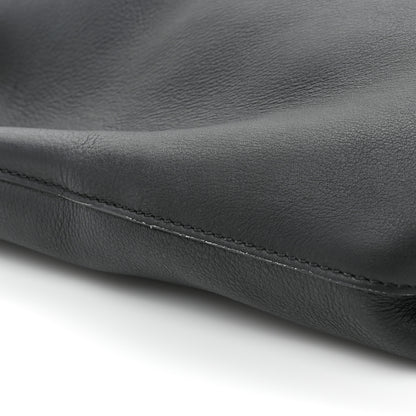 Burberry Calfskin Grommet Hobo Black 13 of 15