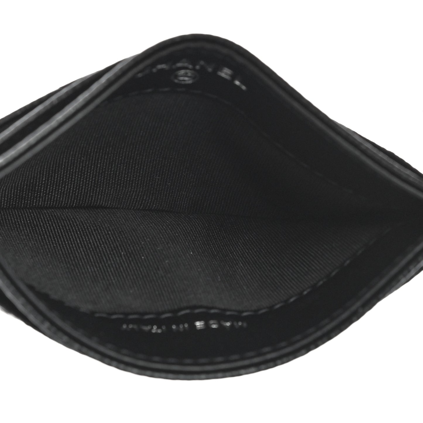 Caviar Quilted My Everything Card Holder Black
