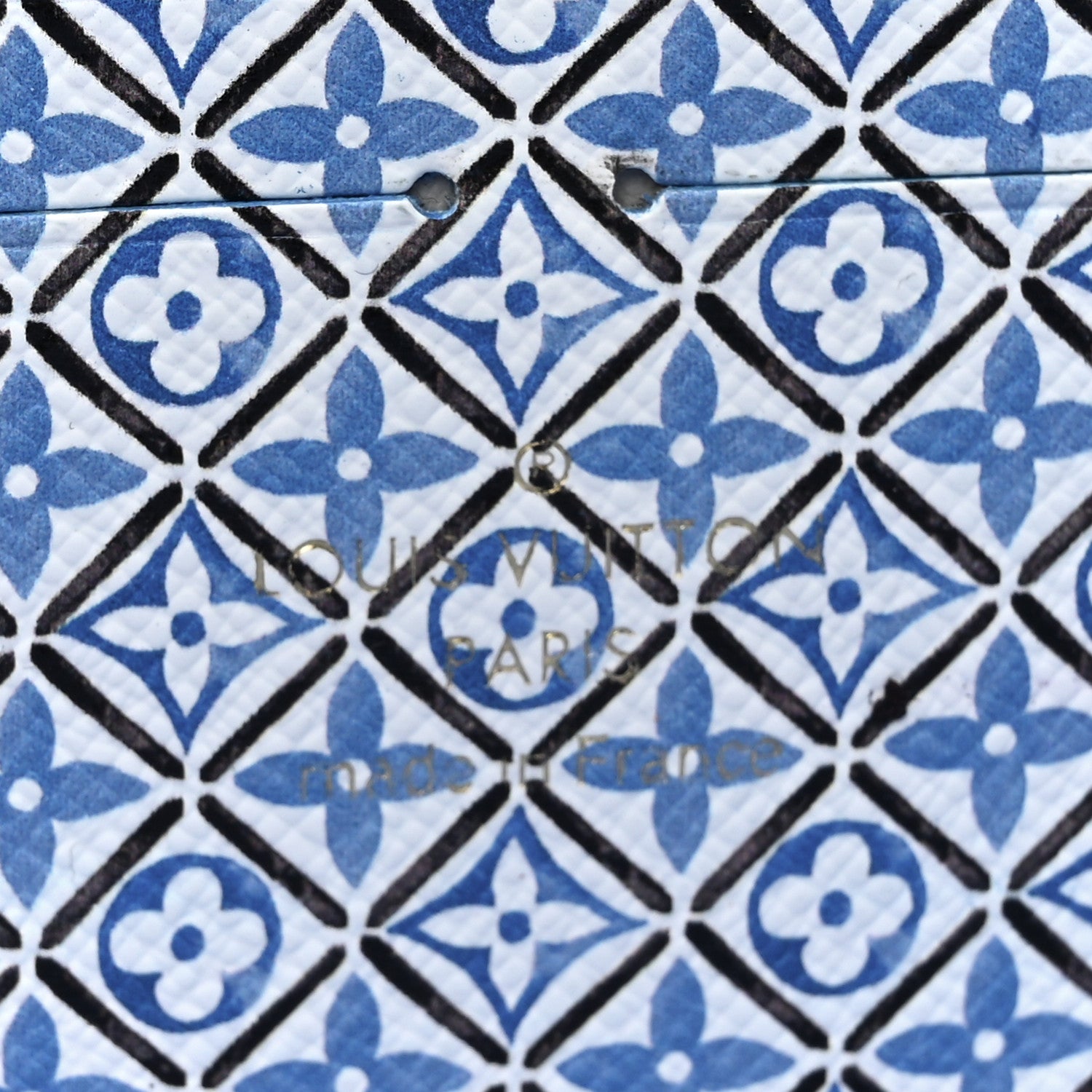 Louis Vuitton Monogram Giant By The Pool Zippy Wallet Resort Blue 8 of 10