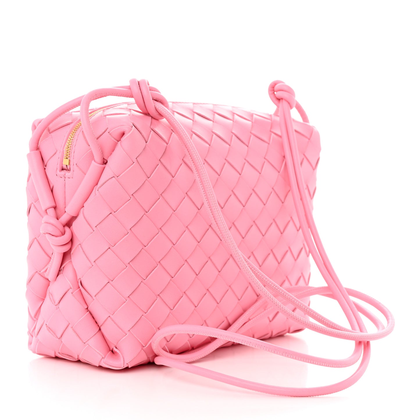 Nappa Intrecciato Small Loop Camera Bag Ribbon