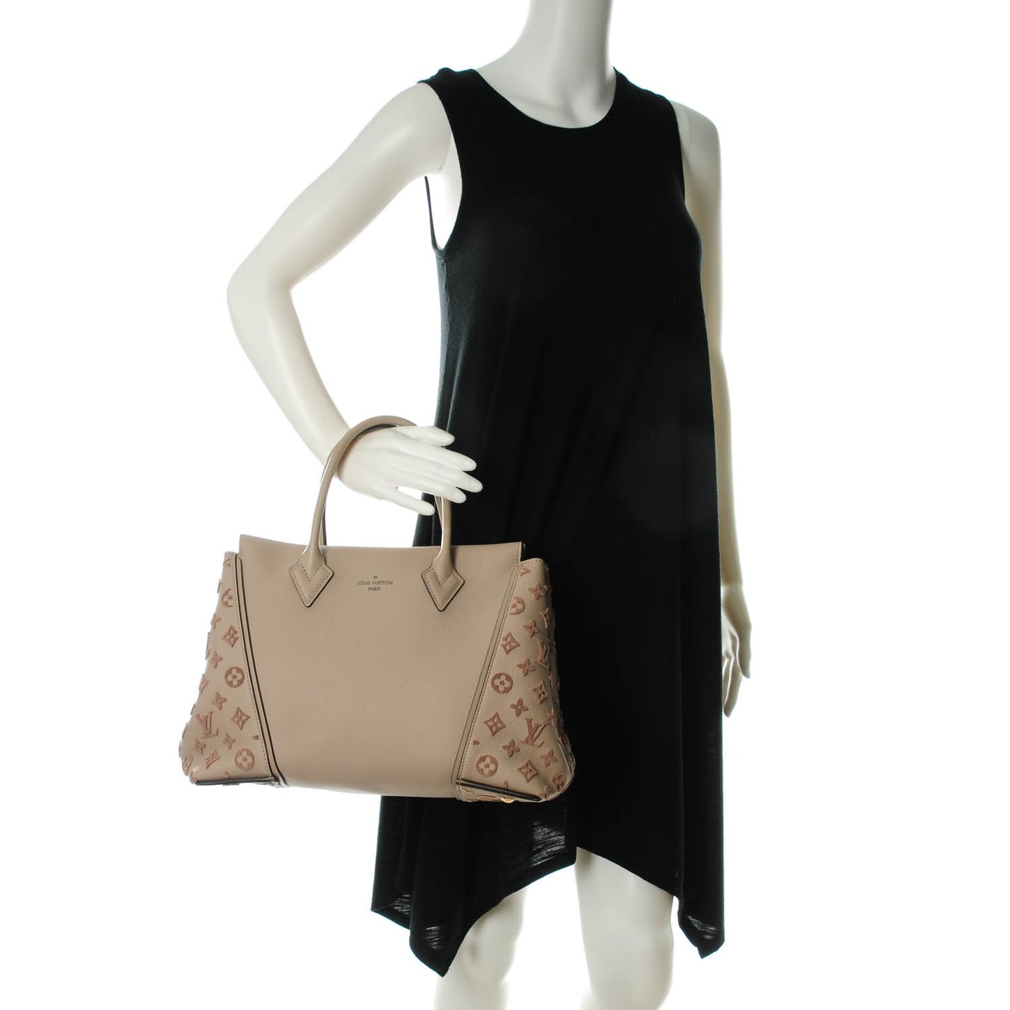 Veau Cachemire Tote W PM Galet
