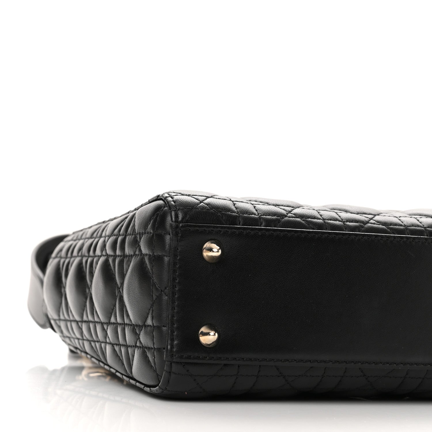 Christian Dior Lambskin Cannage Small My ABCDior Lady Dior Black 8 of 10
