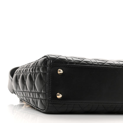 Christian Dior Lambskin Cannage Small My ABCDior Lady Dior Black 8 of 10