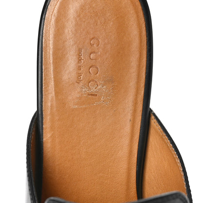 Gucci Calfskin Womens Princetown Slippers 40 Black 9 of 11