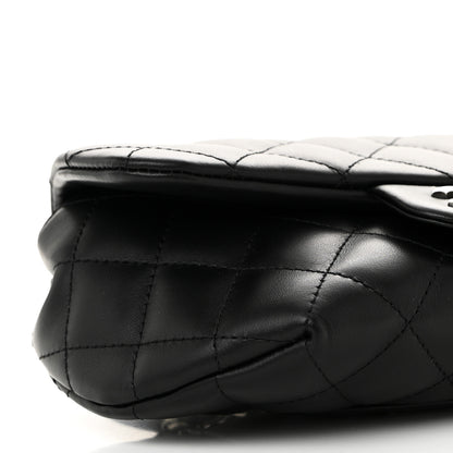 Chanel Calfskin Quilted CC Uniform Flap Belt Bag Black 9 of 10