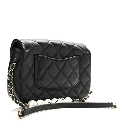 Chanel Lambskin Quilted Small My Precious Flap Black 3 of 12