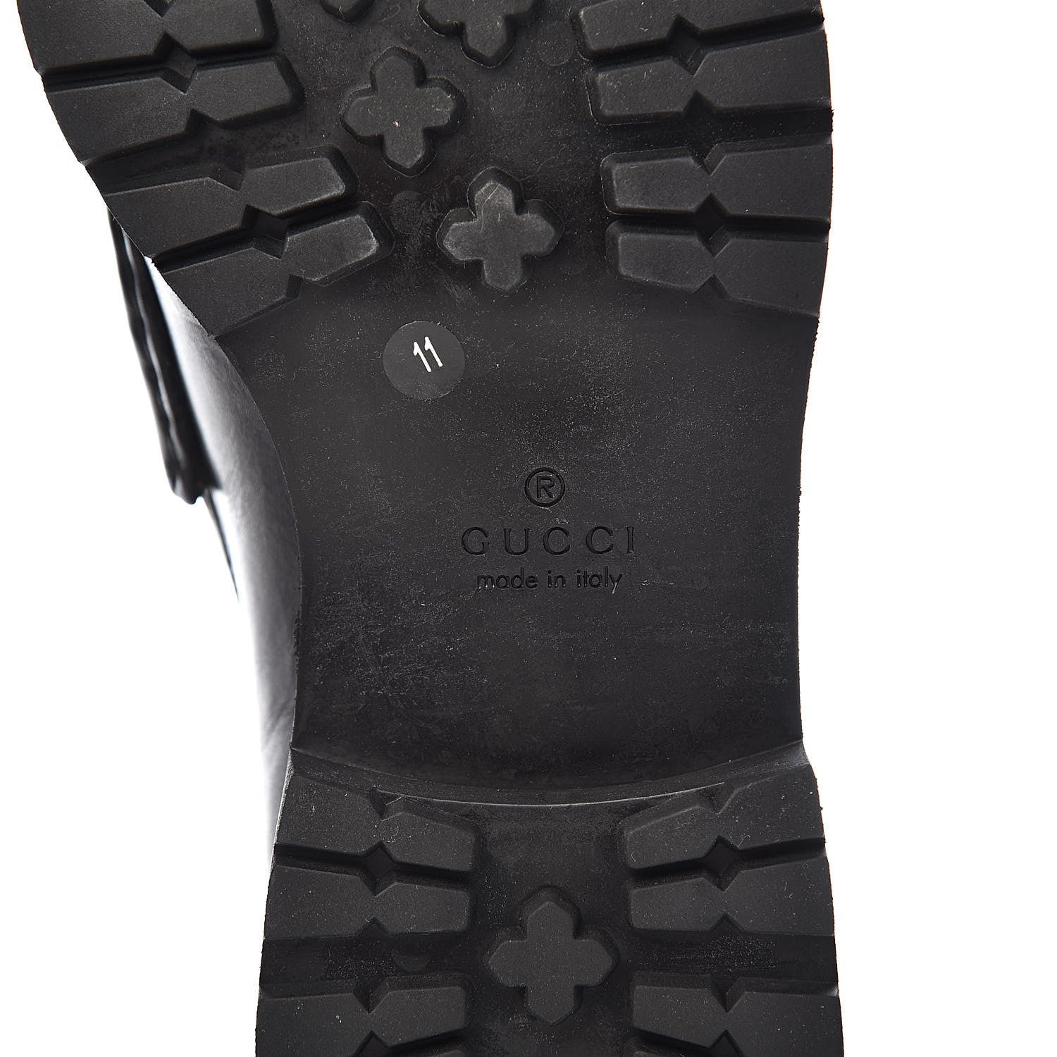 Gucci Laredo Calfskin Mens Horsebit Loafers 11 Black 8 of 10
