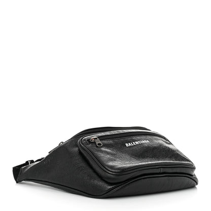 Balenciaga Agneau Arena Weekend Belt Wallet Black 4 of 10
