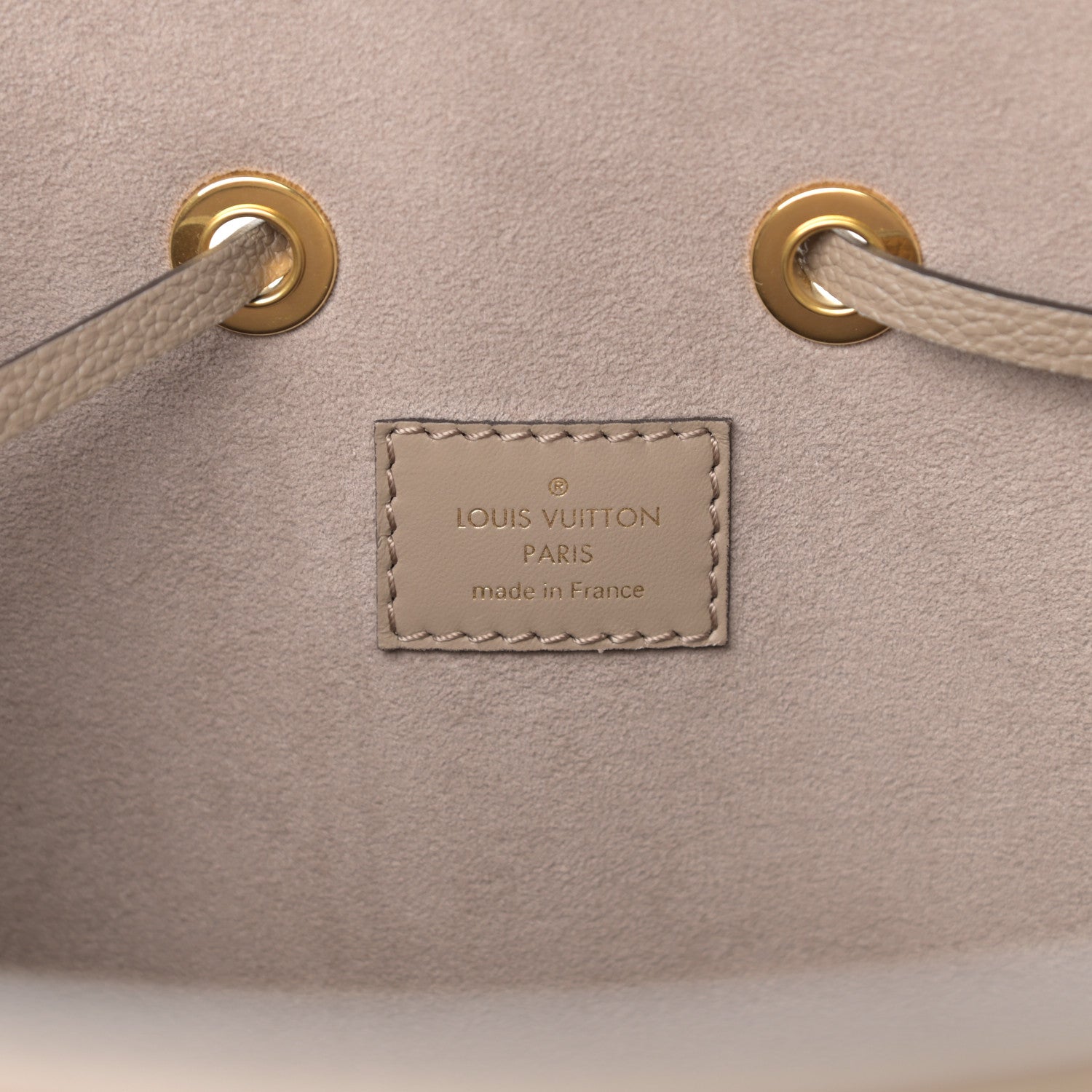Louis Vuitton Empreinte Monogram Giant Neonoe MM Tourterelle Creme 7 of 12