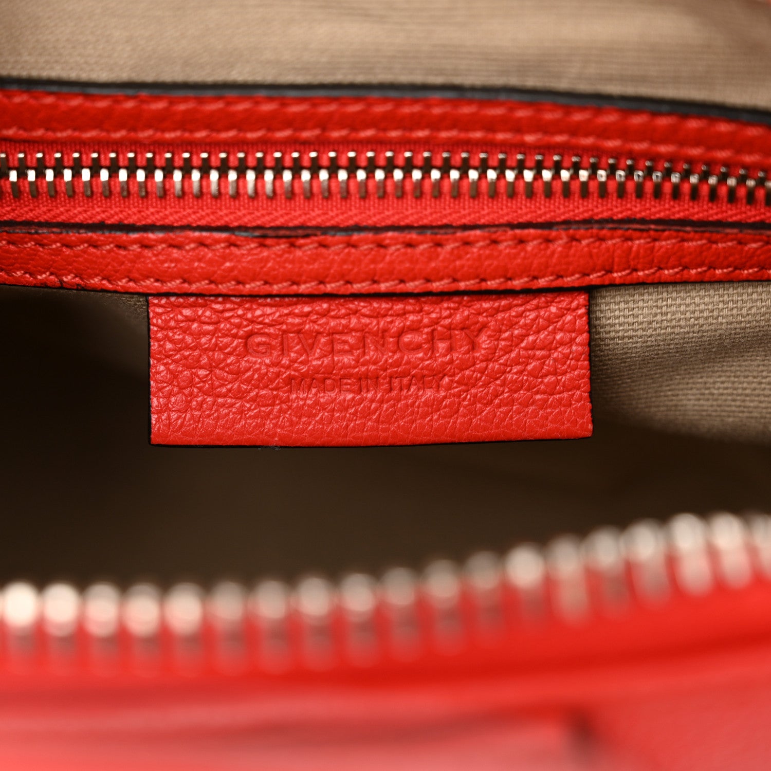 Givenchy Sugar Goatskin Mini Antigona Pop Red 9 of 14