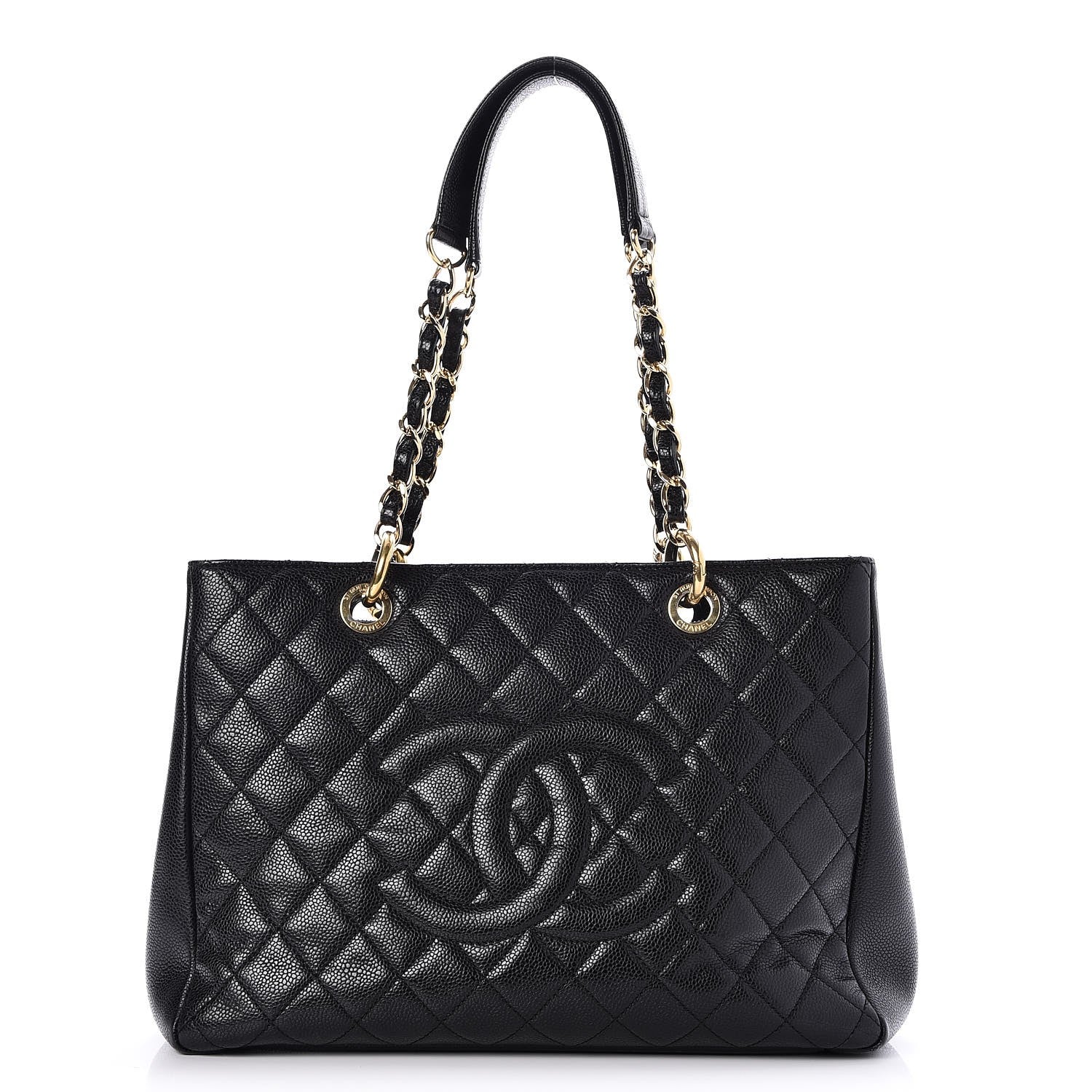 Chanel Caviar Quilted Grand Shopping Tote GST Black 1 of 10