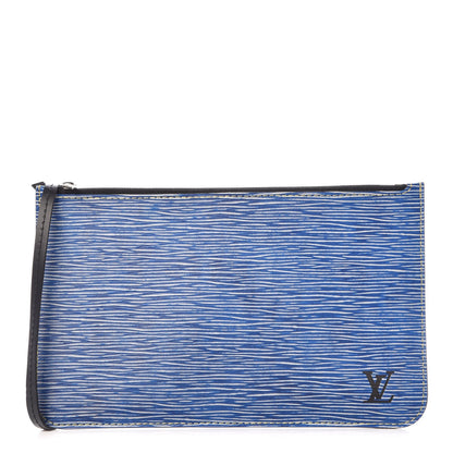 Louis Vuitton Epi Neverfull Pochette MM Denim Light 1 of 8