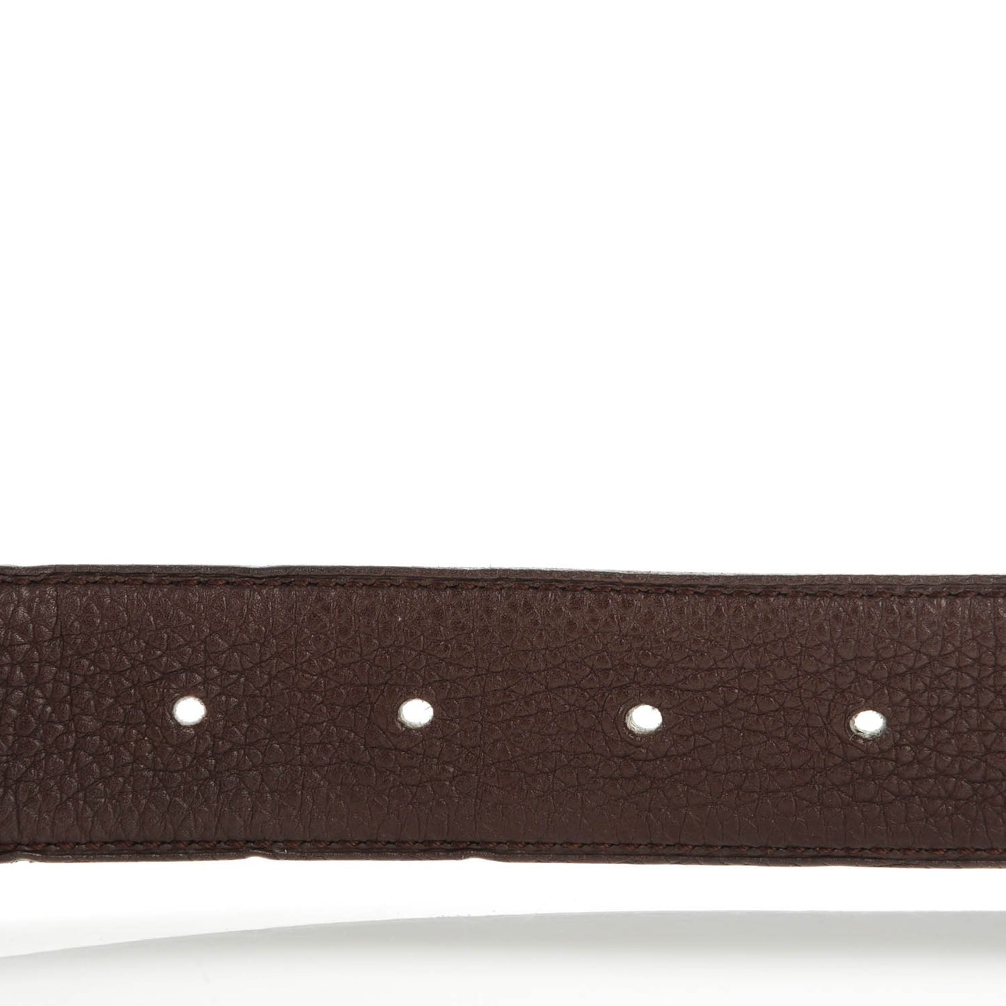 Box Togo Strie 32mm H Belt 80 Black Chocolate