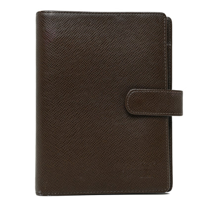 Louis Vuitton Taiga Medium Ring Agenda Cover Acajou 1 of 10