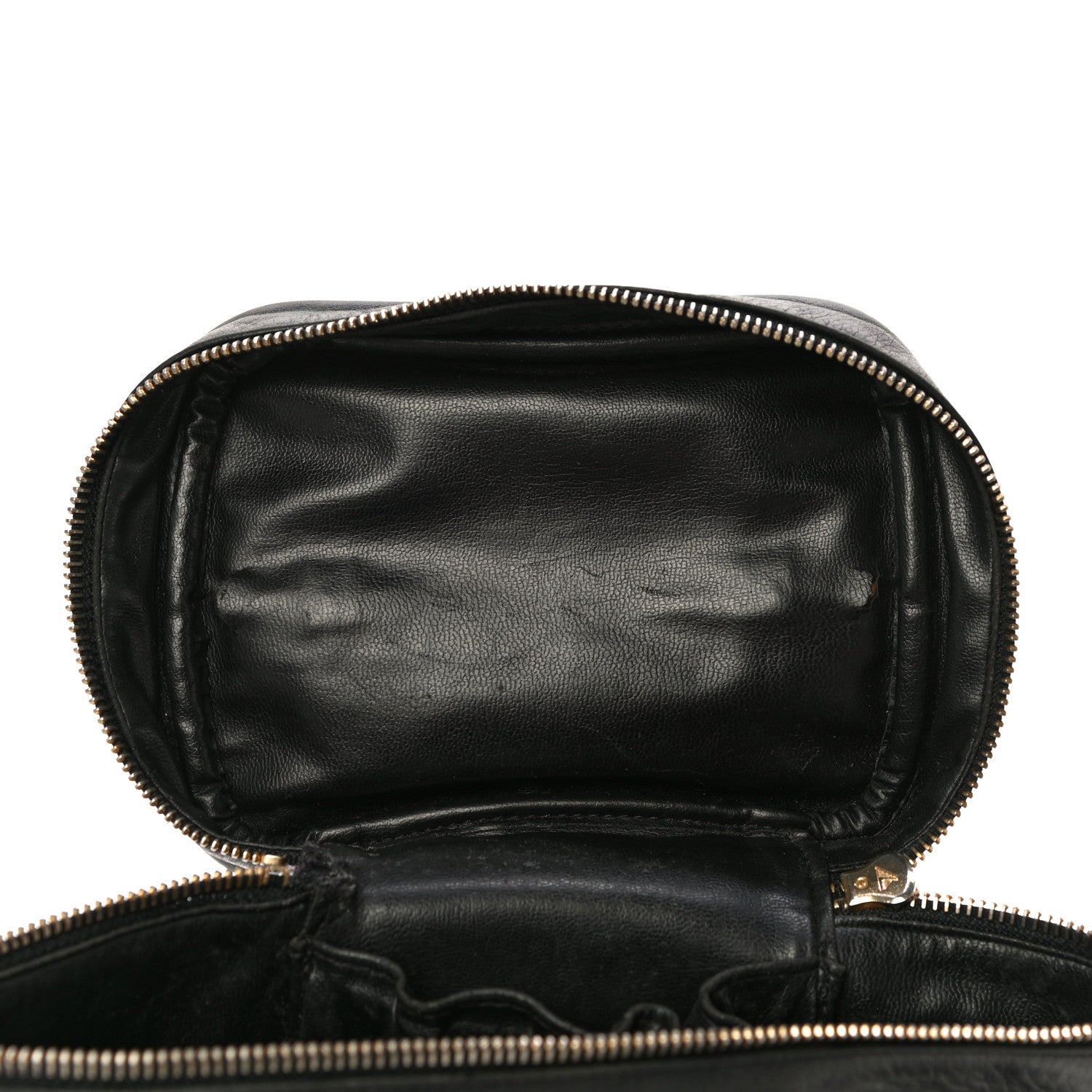 Chanel Lambskin Vanity Cosmetic Case Black 18 of 20