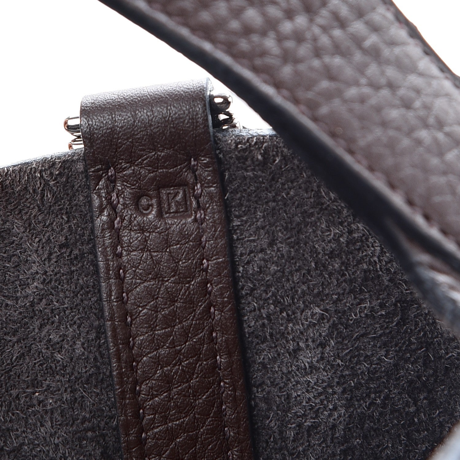 Hermes Taurillon Clemence Picotin 18 PM Cafe 6 of 7