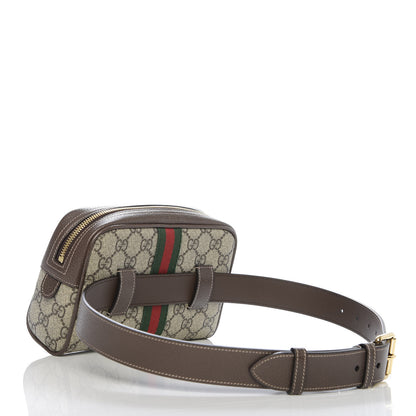 Gucci GG Supreme Monogram Web Small Ophidia Belt Bag 75 30 Dark Brown 3 of 10