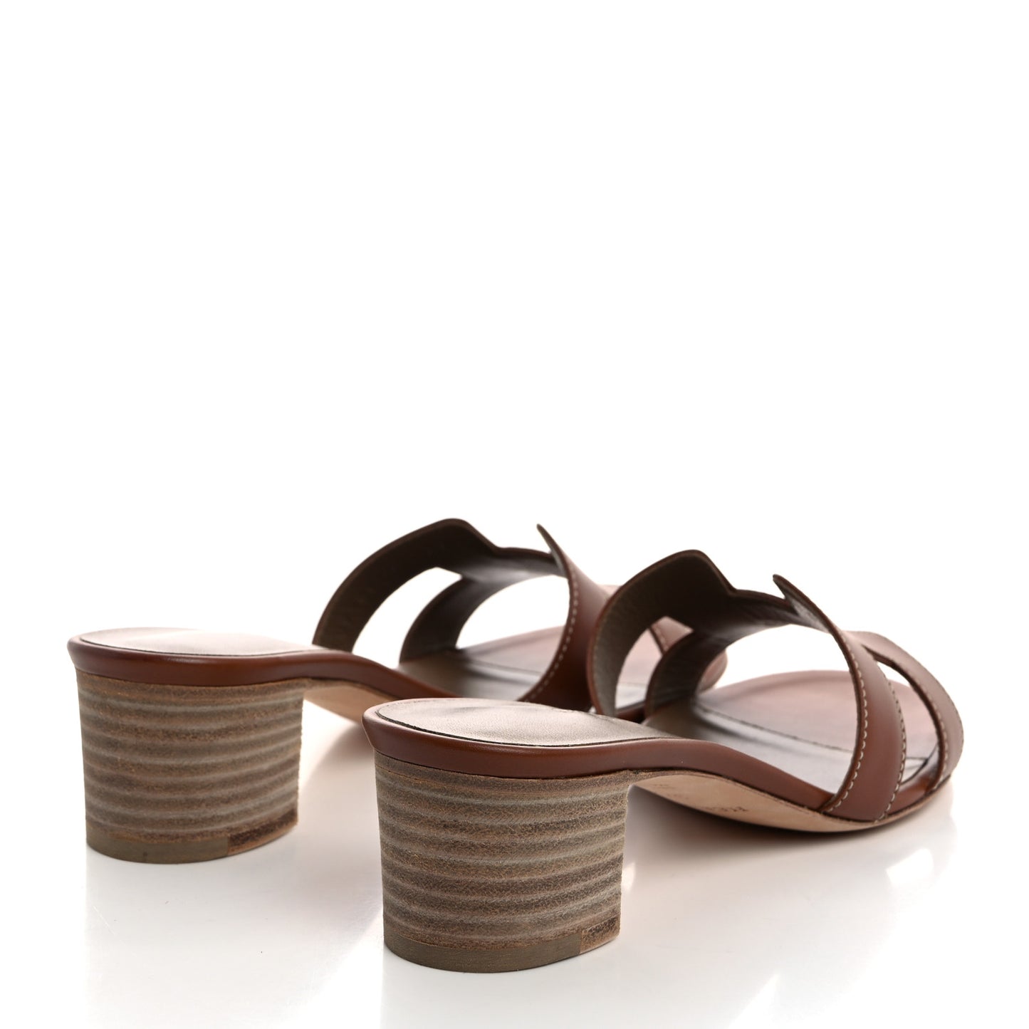Calfskin Oasis Sandals 37.5 Gold