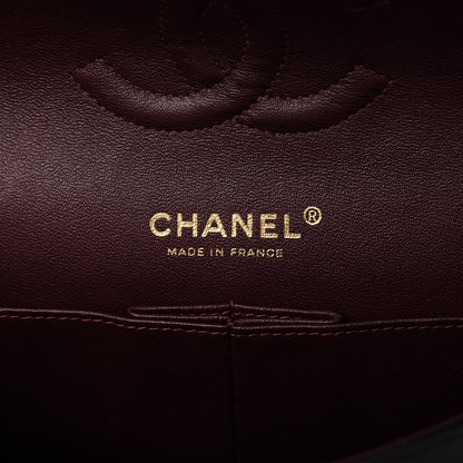 Chanel Lambskin Quilted Medium Double Flap Black 13 of 19