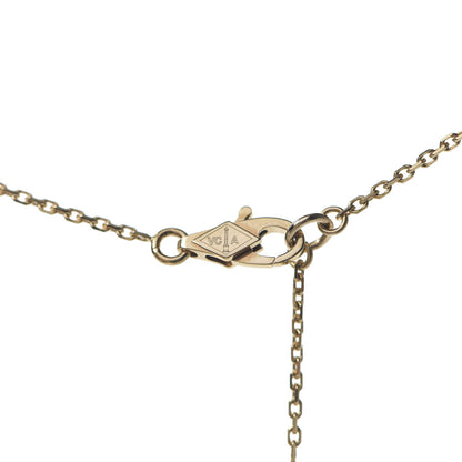 Van Cleef & Arpels 18K Yellow Gold Mother of Pearl Sweet Alhambra Pendant Necklace 6 of 6