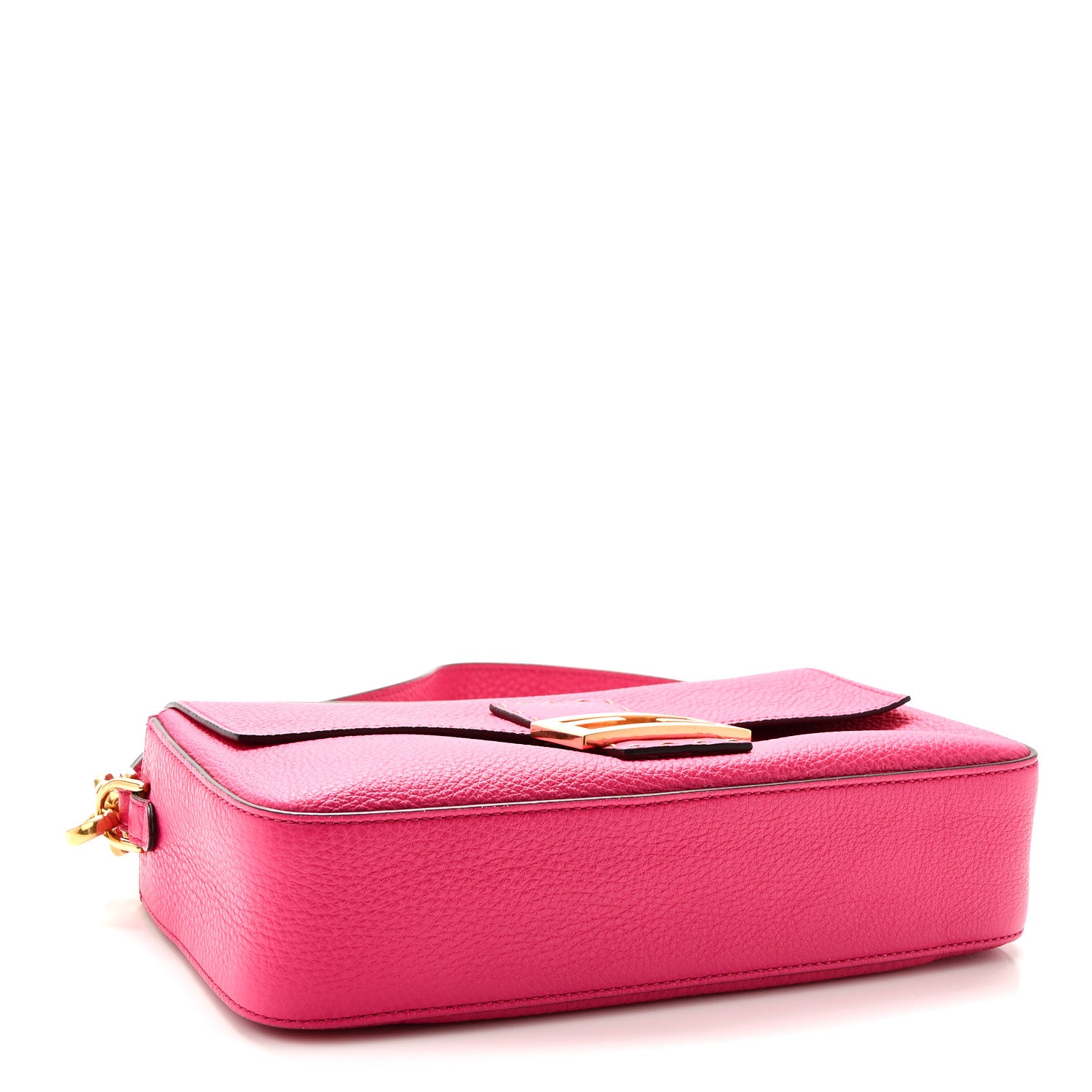 Fendi Cuoio Romano Selleria Baguette Fuxia 4 of 9