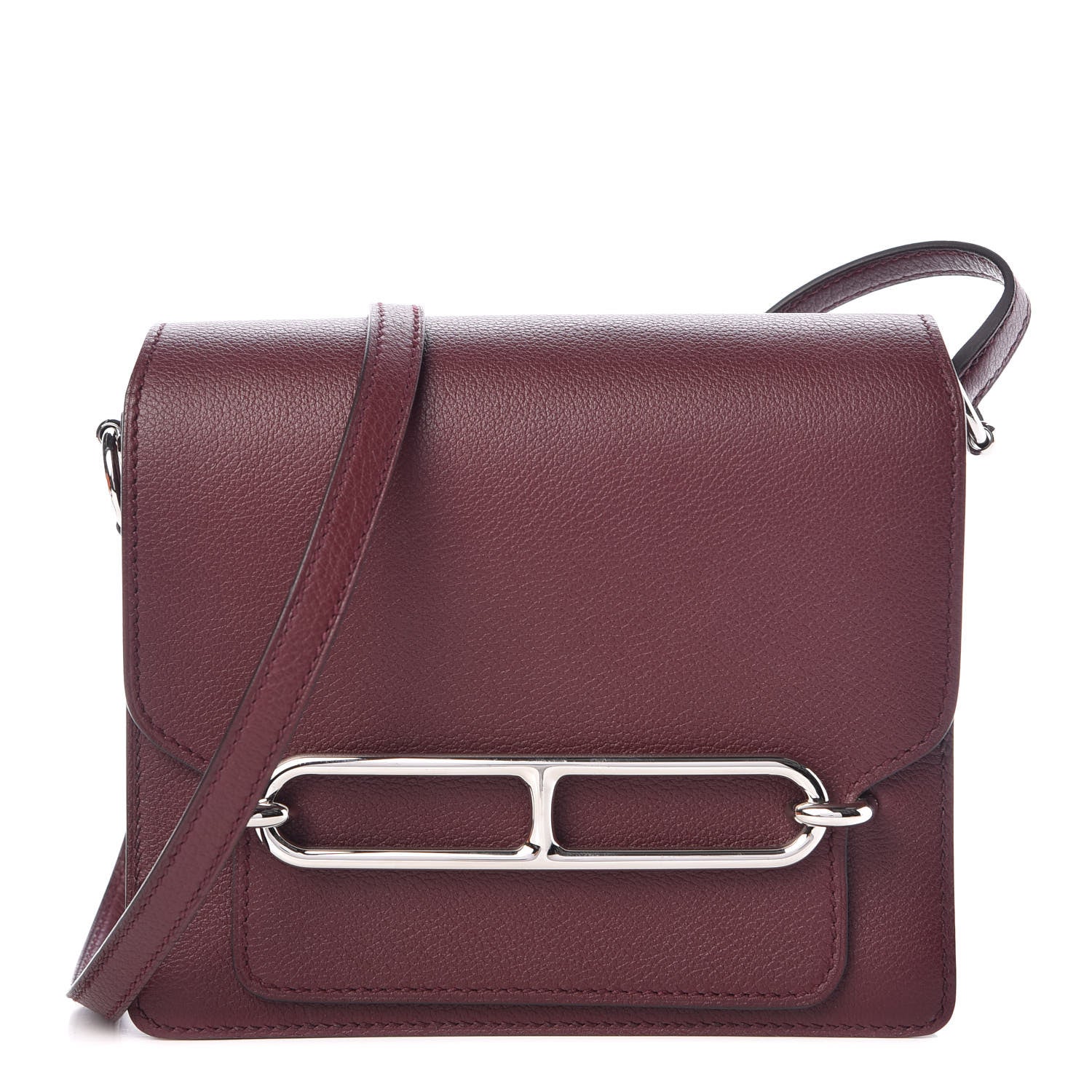 Hermes Evercolor Mini Sac Roulis Bordeaux 1 of 9