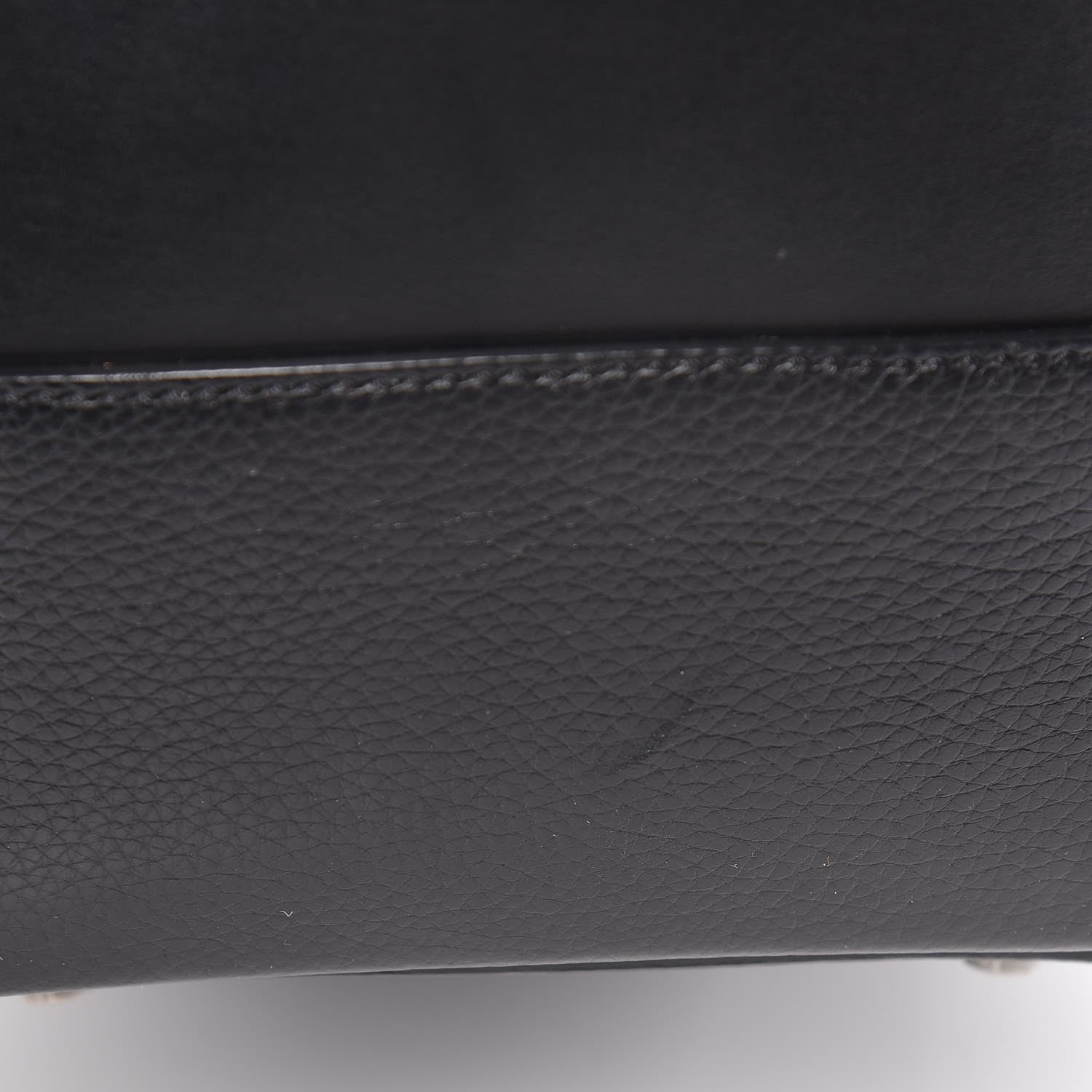 Christian Louboutin Grained Calfskin Studded Large Eloise Satchel Black 15 of 17