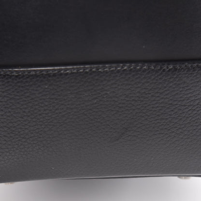 Christian Louboutin Grained Calfskin Studded Large Eloise Satchel Black 15 of 17
