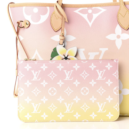 Louis Vuitton Monogram Giant By The Pool Neverfull MM Light Pink 11 of 15