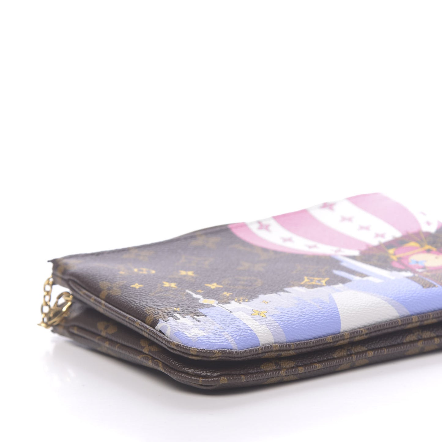 Monogram 2019 Christmas Animation Double Zip Pochette