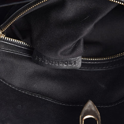 Valentino Garavani Vitello Rockstud Dome Satchel Black 7 of 18