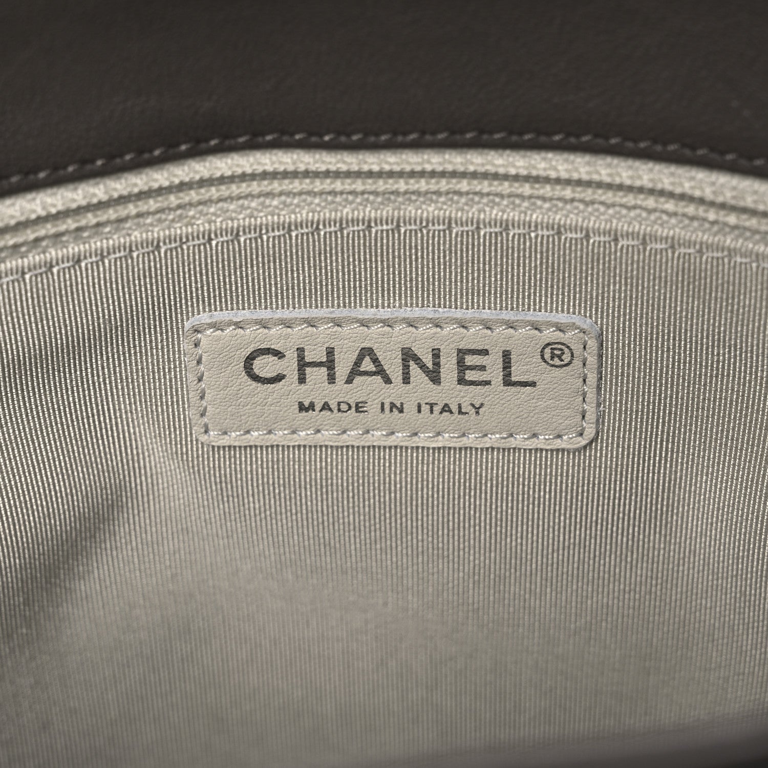 Chanel Washed Lambskin Quilted Chain Around Maxi Flap Taupe 6 of 10