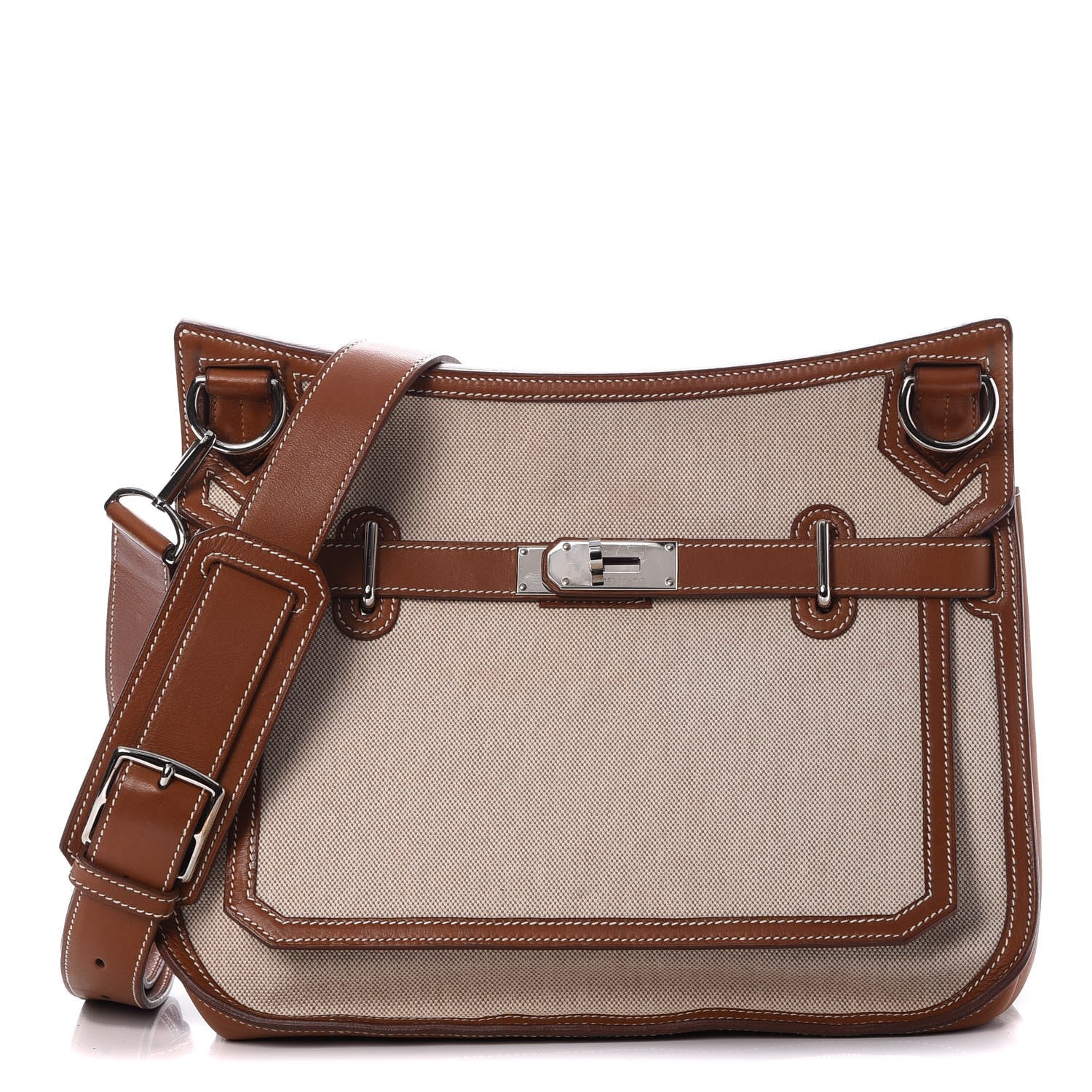 Hermes Toile Natural Barenia Jypsiere 34 Ecru 1 of 14