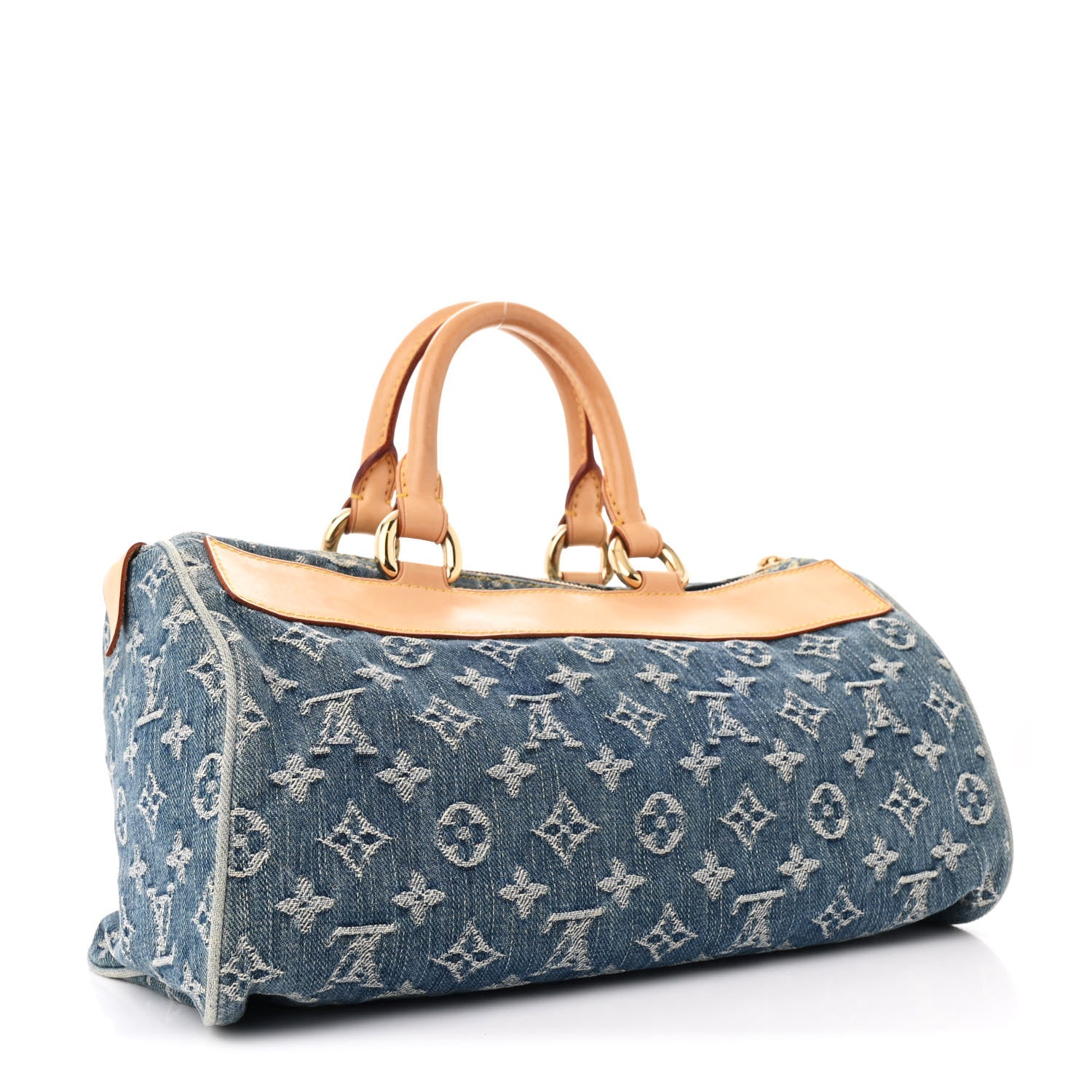 Louis Vuitton Monogram Denim Neo Speedy Blue 3 of 10