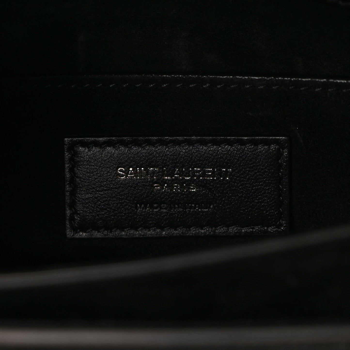 Calfskin Crocodile Embossed Medium Monochrome Monogram Sunset Black