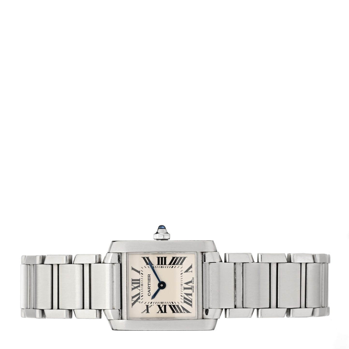 Stainless Steel 20mm Tank Francaise Quartz Watch