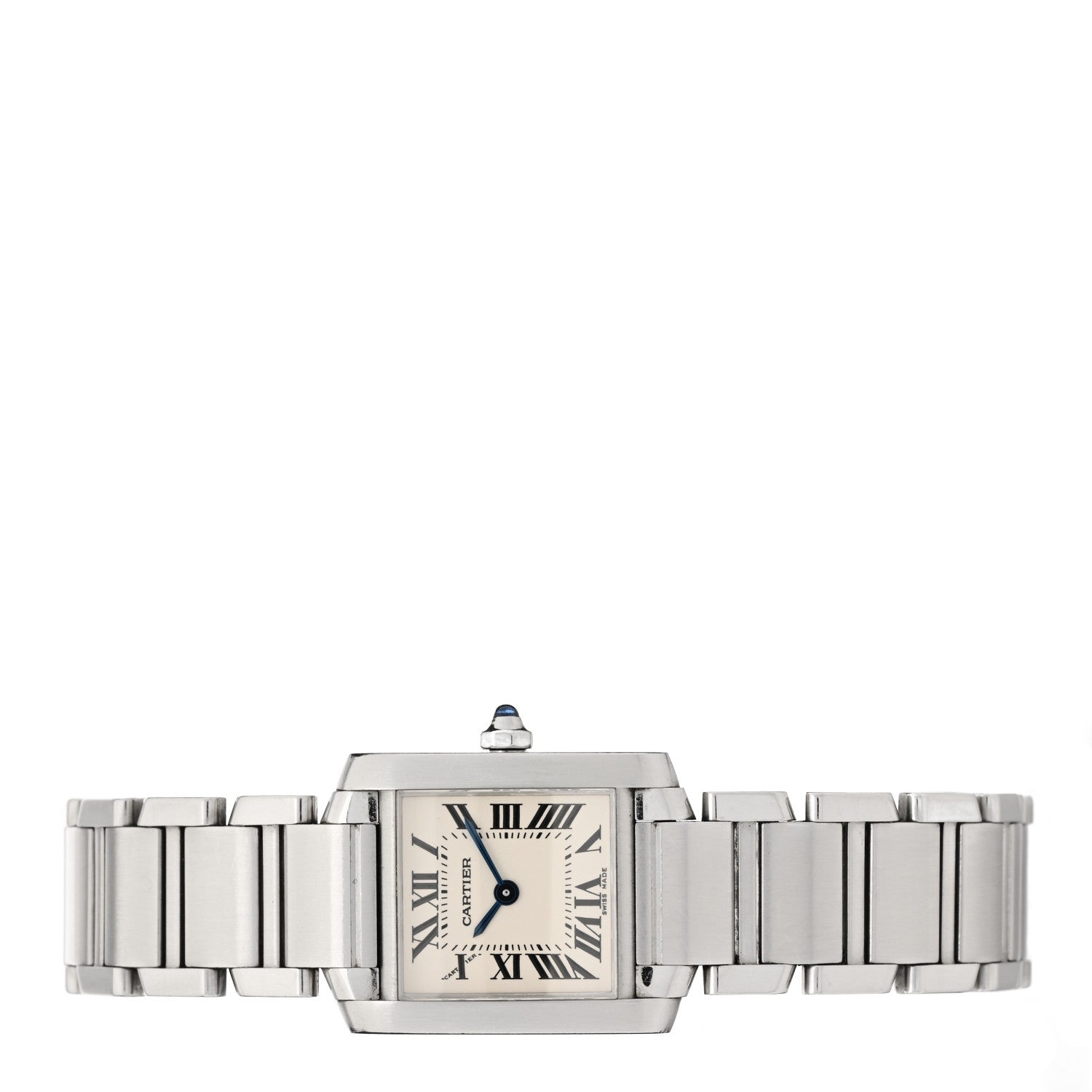 Cartier Stainless Steel 20mm Tank Francaise Quartz Watch 2 of 4