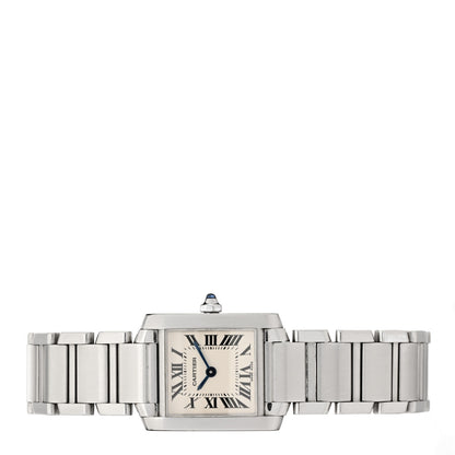 Cartier Stainless Steel 20mm Tank Francaise Quartz Watch 2 of 4