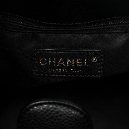 Chanel Caviar Quilted Petit Shopping Tote PST Black 6 of 7