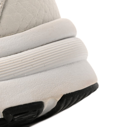 Chanel Mesh Suede Calfskin Grained Calfskin Womens CC Sneakers 39 White Black 11 of 12