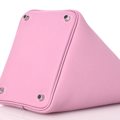 Hermes Taurillon Clemence Picotin Lock 18 PM Mauve Sylvestre 10 of 12