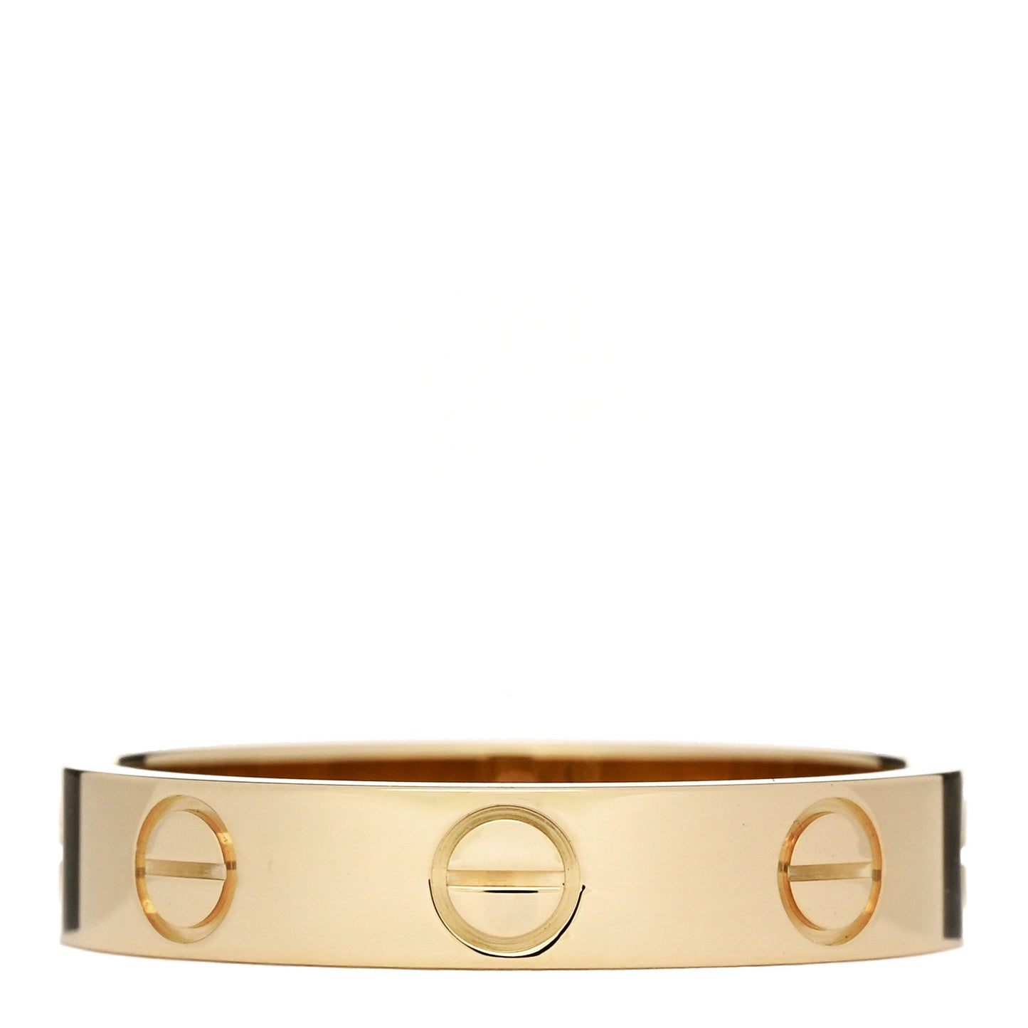 18K Yellow Gold 3.5mm LOVE Wedding Band Ring 50 5.25