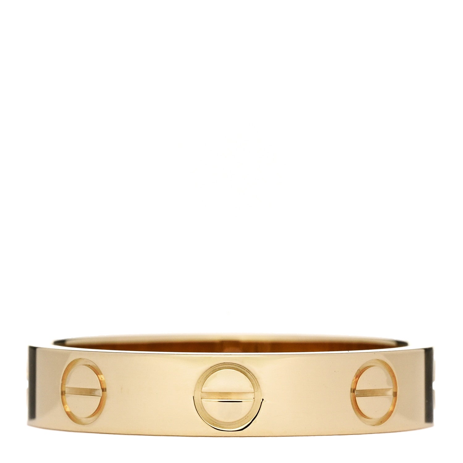 Cartier 18K Yellow Gold 3.5mm LOVE Wedding Band Ring 50 5.25 1 of 5