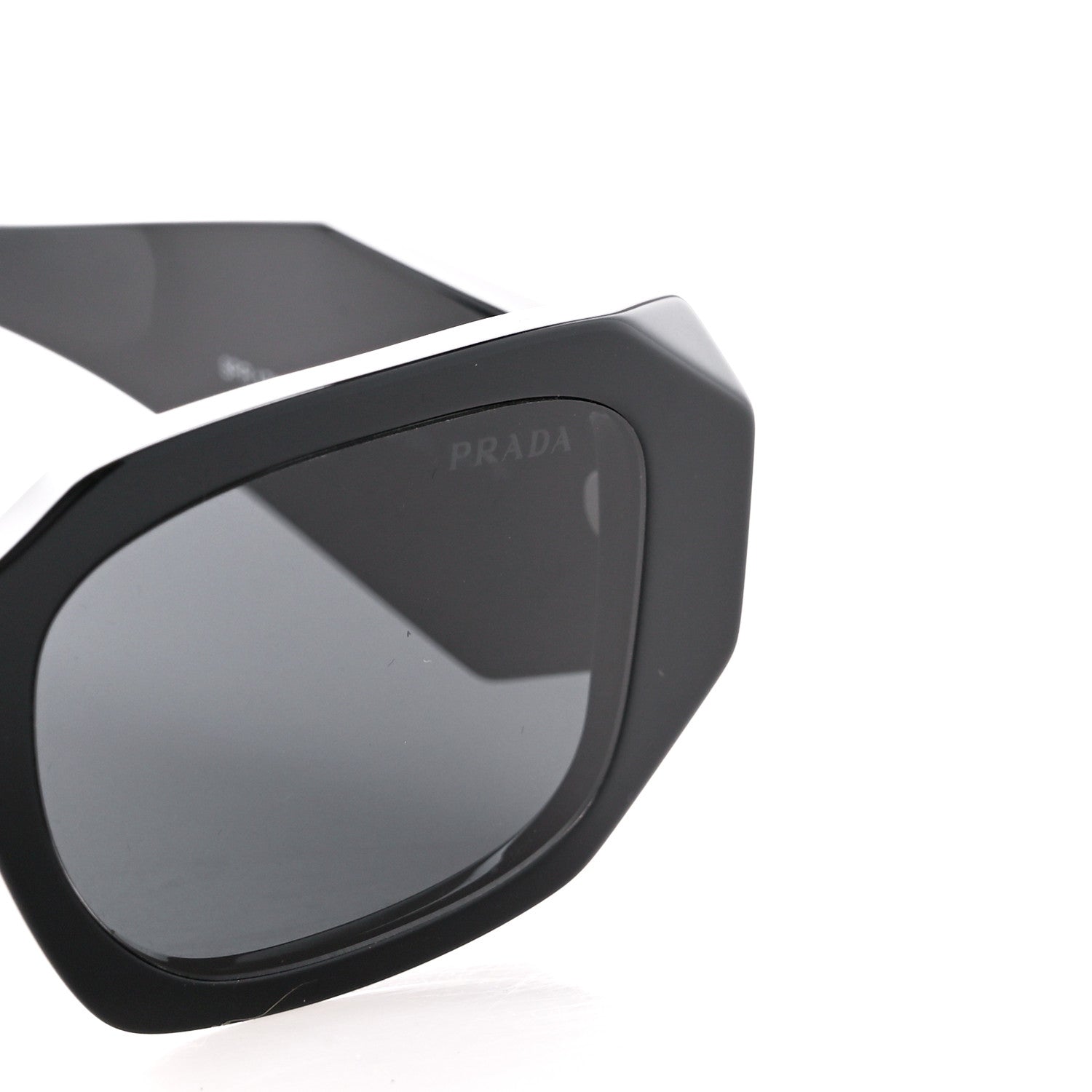Prada Acetate Symbole Sunglasses SPR 17W Black 7 of 8
