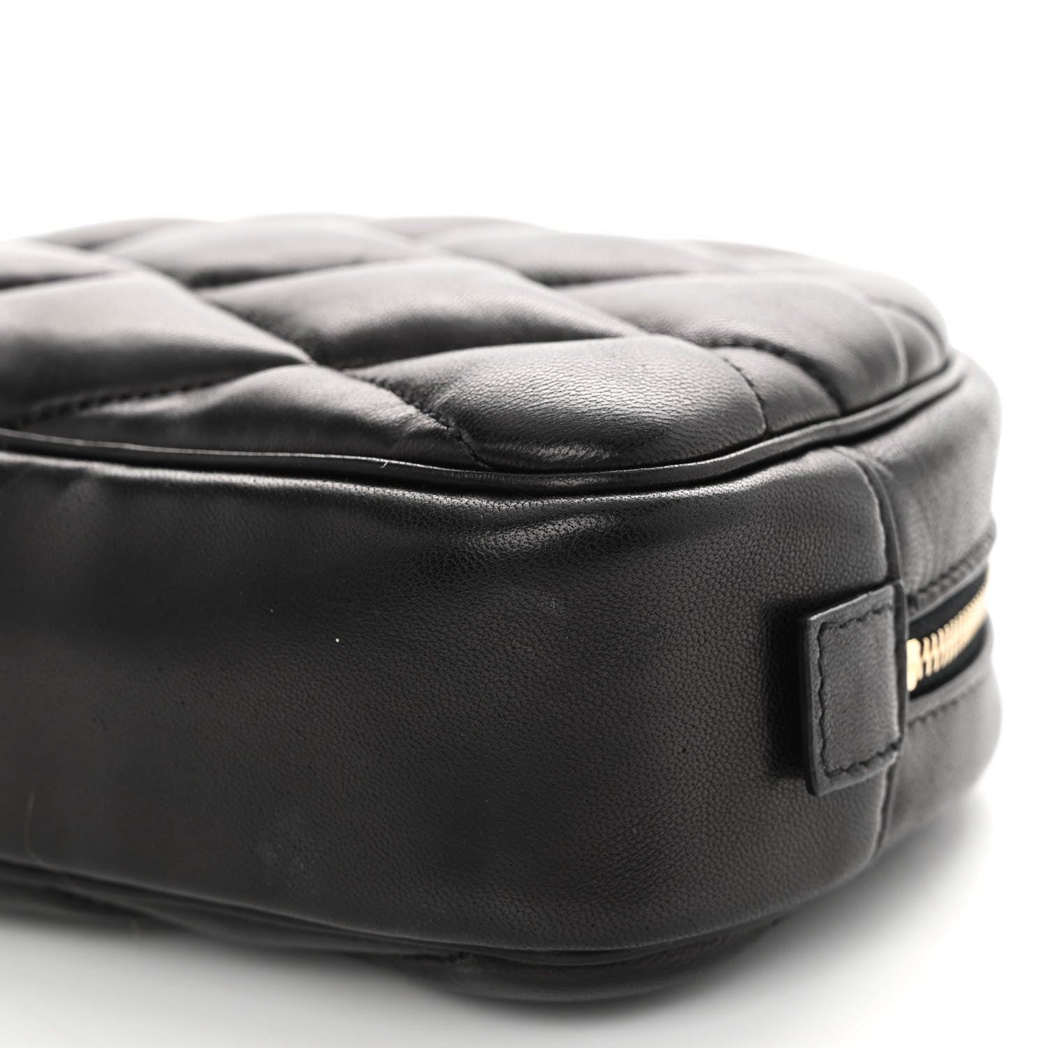Saint Laurent Lambskin Quilted Lolita Cosmetic Pouch Black 9 of 9