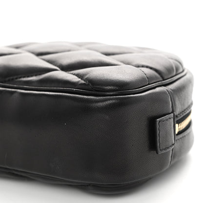 Saint Laurent Lambskin Quilted Lolita Cosmetic Pouch Black 9 of 9